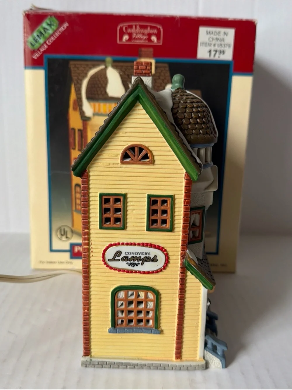 New Lemax Caddington Christmas Village Conover’s Lamps 1999